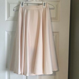 Women’s LULU’S high waisted pale blush pink skirt